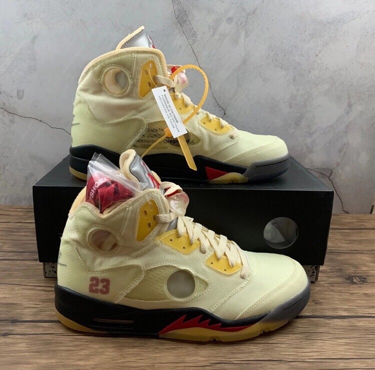Jordan 5 Retro Off-White Sail