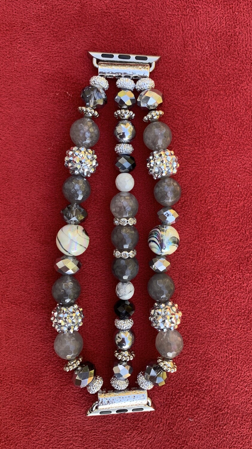 Silver Bling 2 Apple Watch Bracelet