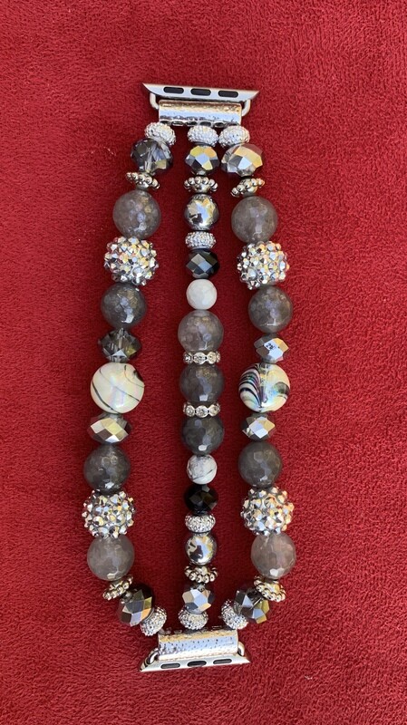 Silver Bling 2 Apple Watch Bracelet