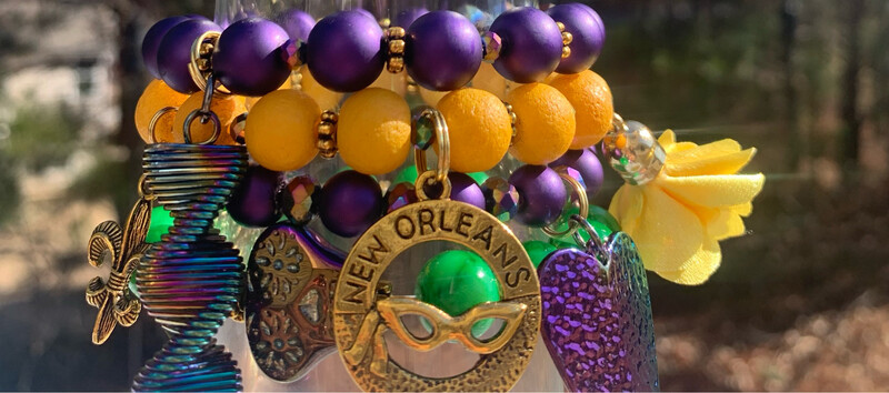 Mardi Gras Stack &quot;Krewe de Fleur&quot;