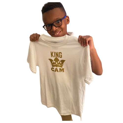 king cam black shirt