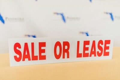 SALE OR LEASE
