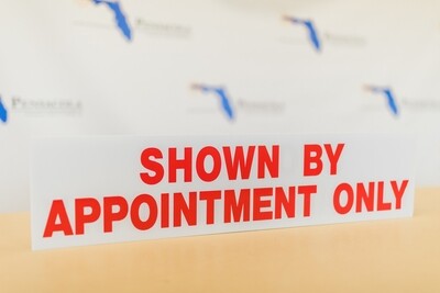 SHOWN BY APPOINTMENT ONLY