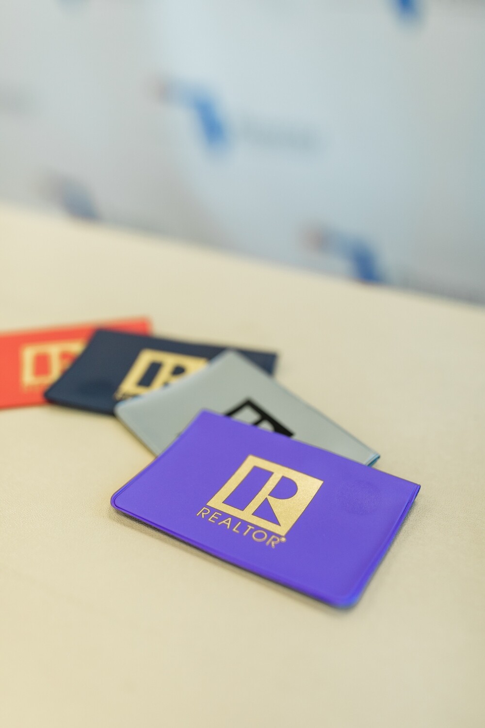 VINYL BUSINESS CARD CASE - REALTOR LOGO IMPRINT