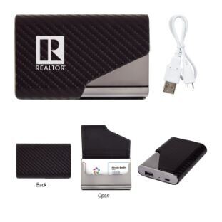 POWER BANK CHARGER + BUSINESS CARD HOLDER