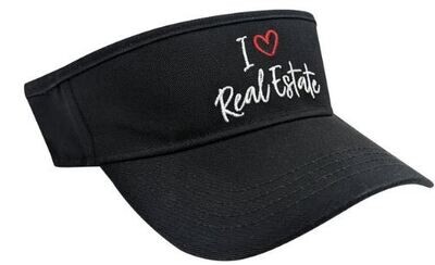 REAL ESTATE LIFE VISOR - BLACK