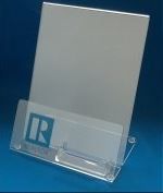 PLEXIGLAS BROCHURE/FLYER HOLDER W/ REALTOR LOGO