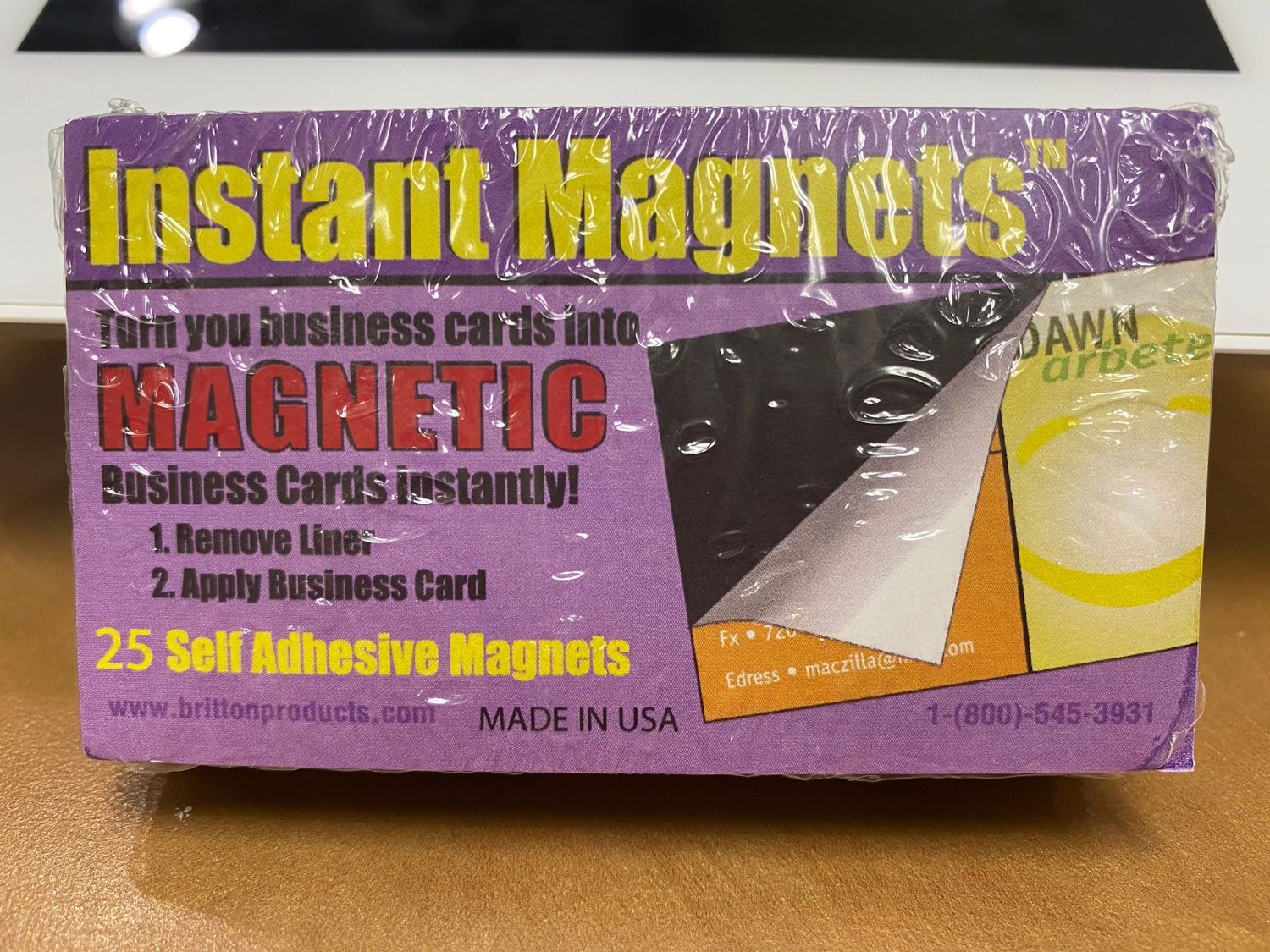 BUSINESS CARD MAGNETS - 25 PACK