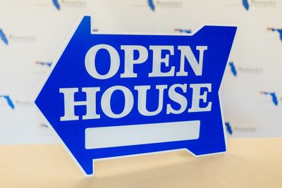 OPEN HOUSE EXTRA LARGE ARROW Blue