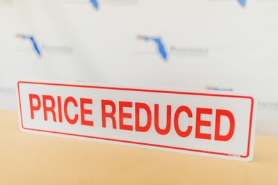 PRICE REDUCED Red