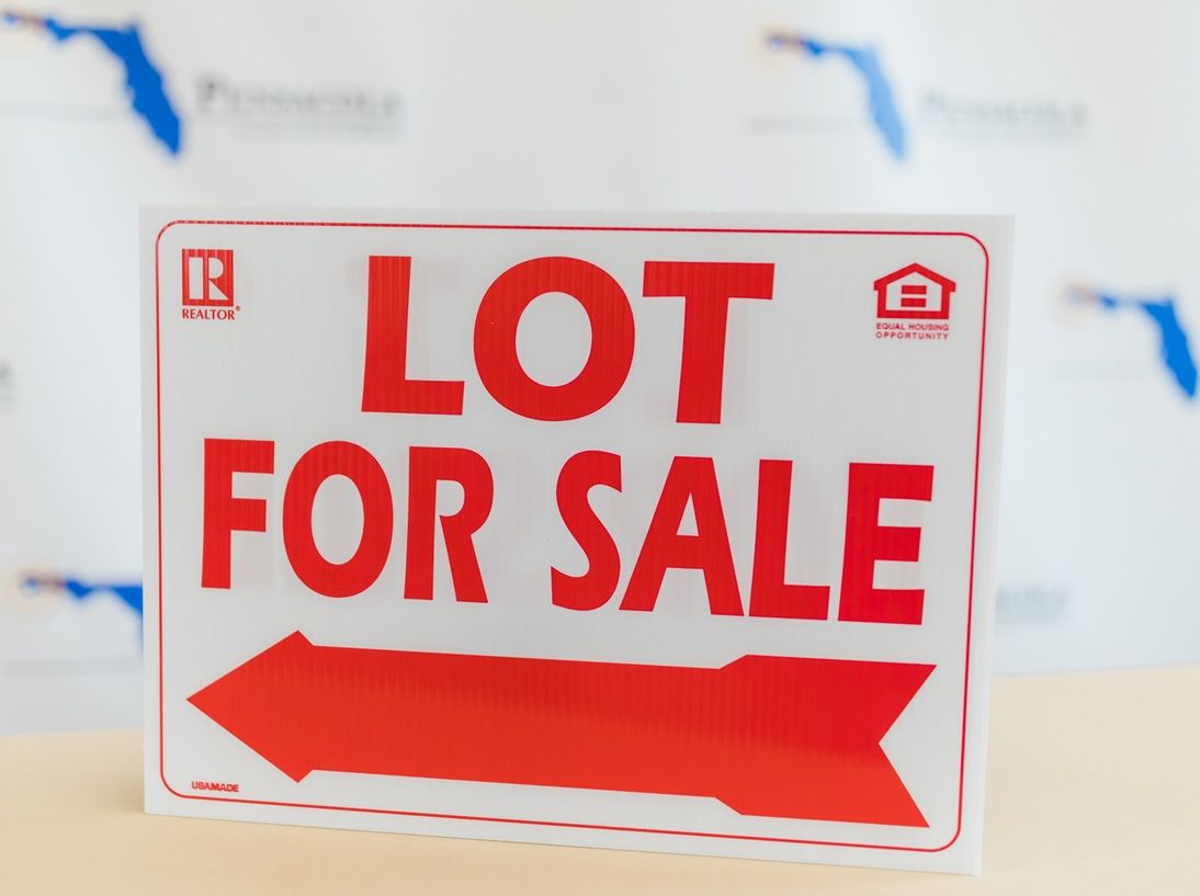 12 x 16 LOT FOR SALE W/ FAIR HOUSING + REALTOR LOGOS