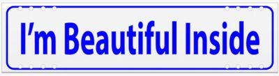 I'M BEAUTIFUL INSIDE Blue