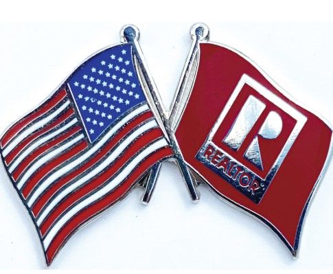 FLYING FLAG PIN COMMERCIAL REALTOR®