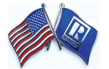 FLYING FLAG PIN Blue