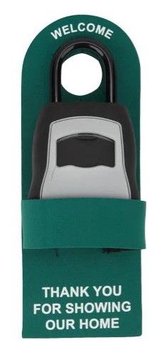 LOCKBOX DOOR PROTECTOR W/ STRAP Green