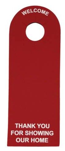 LOCKBOX DOOR PROTECTOR NO STRAP RED