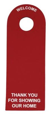 LOCKBOX DOOR PROTECTOR NO STRAP RED