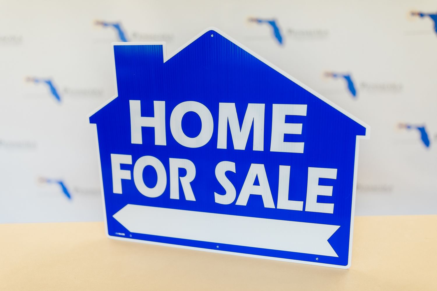 HOME FOR SALE HOUSE SHAPE Blue