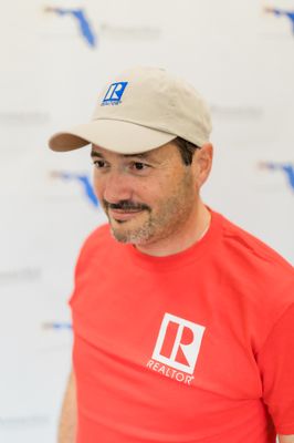 Khaki-BASEBALL CAPS - REALTOR LOGO BRANDED