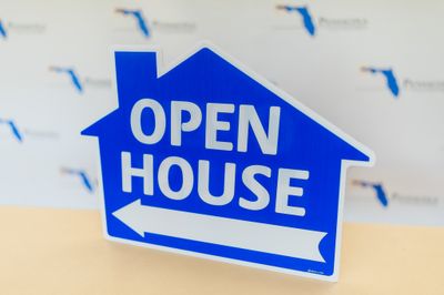 OPEN HOUSE (HOUSE SHAPE) Blue