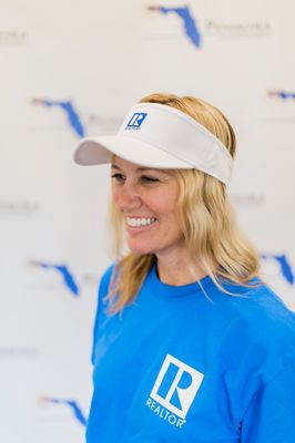 VISORS - REALTOR LOGO BRANDED White