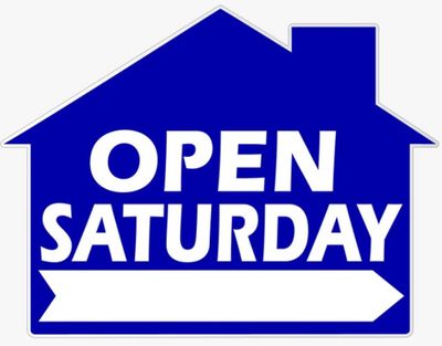 OPEN SATURDAY HOUSE SHAPE Blue