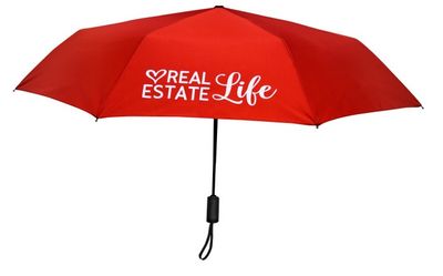 UMBRELLA - "REAL ESTATE LIFE" Red