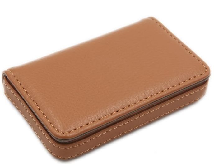BUSINESS CARD WALLET NS Tan