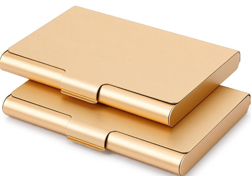 ALUMINUM BUSINESS CARD CASE