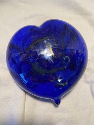 Saphire Blue Infinity Heart