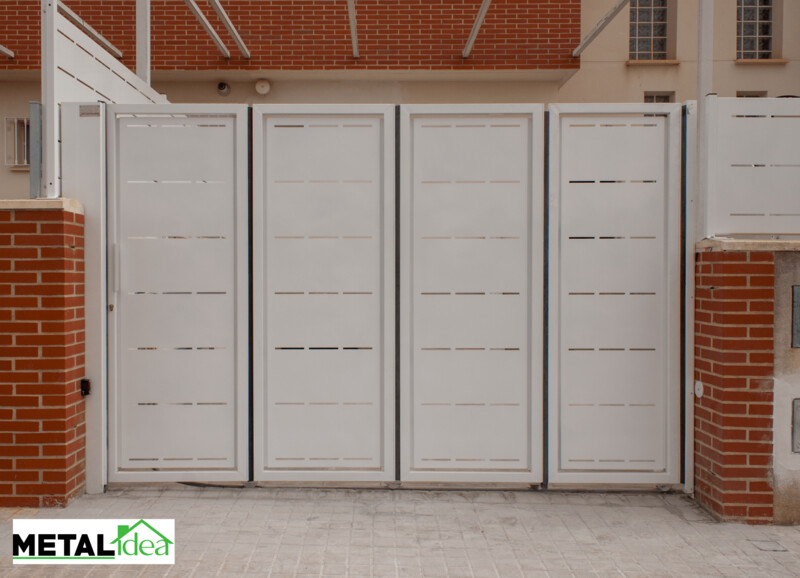 Puerta METALIDEA corredera modular Modelo VALENCIA