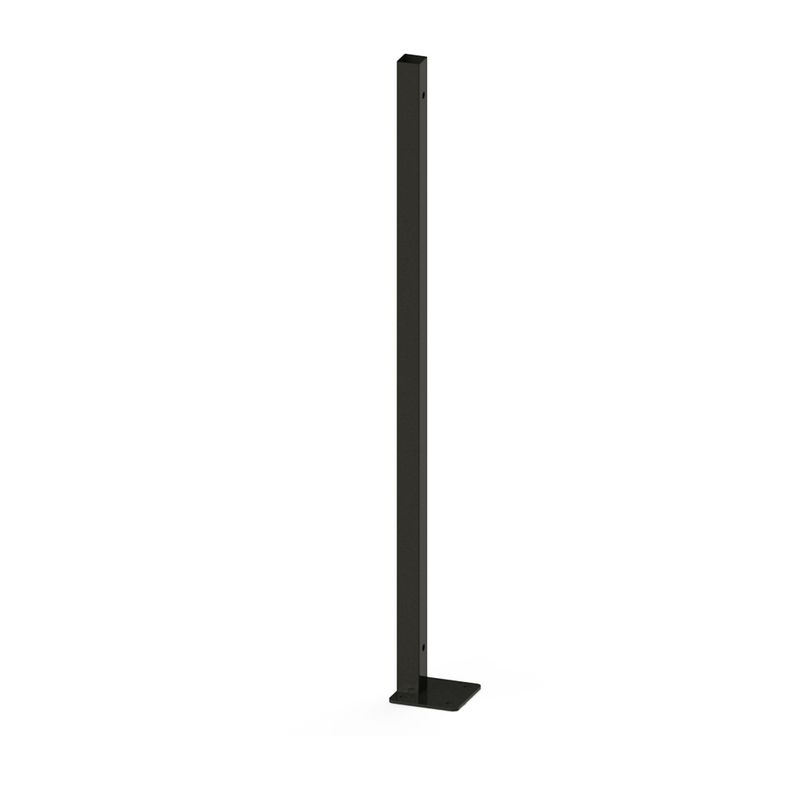 Poste Atornillar 40x40 Inicio (Derecha/Izquierda) para Barandilla 1950x945mm
