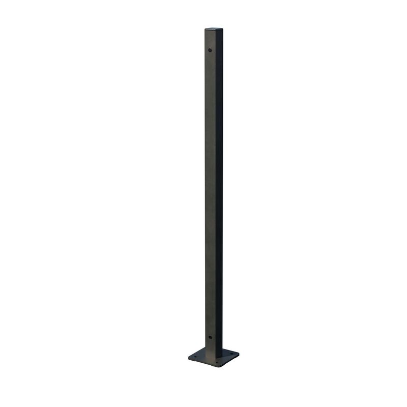 Poste Atornillar Central 40x40  para Barandilla 1950x945mm