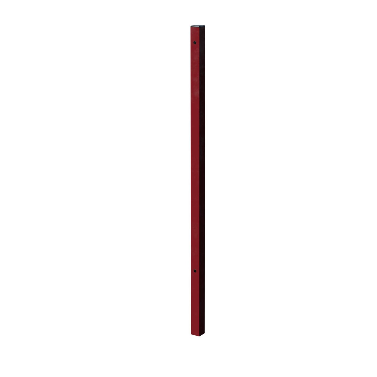 Poste Obrar 40x40 para barandilla de 1950x945mm, COLORES DISPONIBLES: Granate (RAL 3005)
