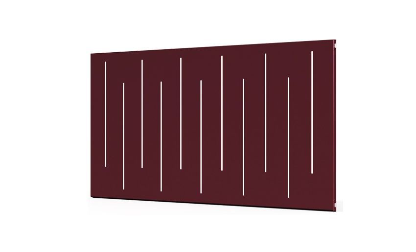 Valla S/Muro 1950x945mm Granada, COLORES DISPONIBLES: Granate (RAL 3005)