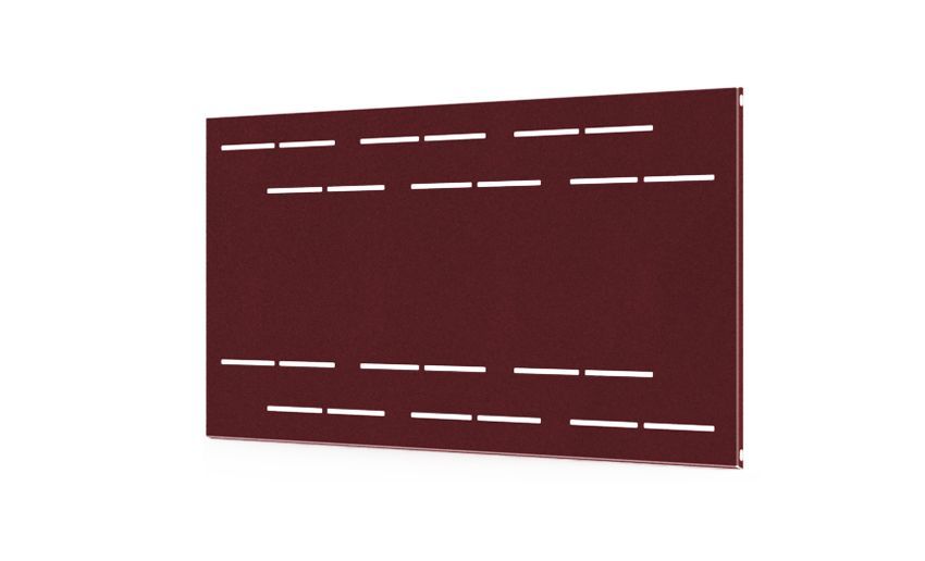 Valla S/Muro 1950x945mm Zaragoza, COLORES DISPONIBLES: GRANATE (RAL 3005)