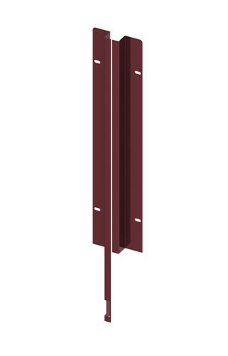Poste VSM ángulo ajustable para obrar, COLORES DISPONIBLES: GRANATE (RAL3005)