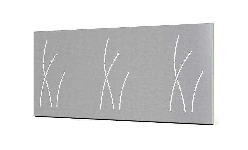 Valla S/Muro 1890x720mm Andalucía, COLORES DISPONIBLES: Galvanizado (GAL)