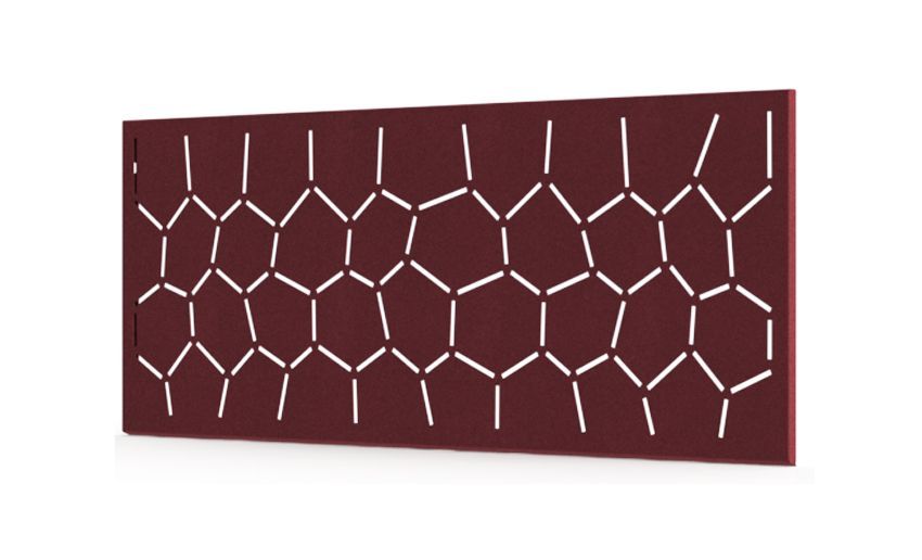 Valla S/Muro 1890x720mm Segovia, COLORES DISPONIBLES: GRANATE (RAL 3005)