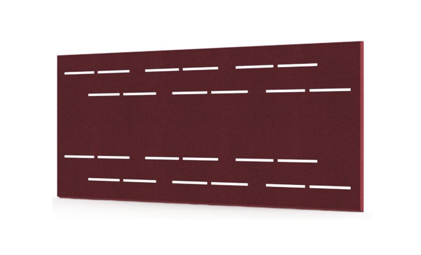 Valla S/Muro 1890x720mm Zaragoza, COLORES DISPONIBLES: GRANATE (RAL 3005)