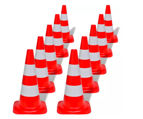 Cône de chantier 50cm