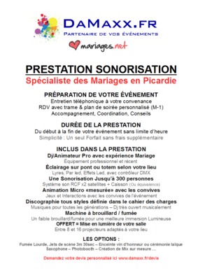 Prestation