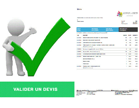 Acompte VALIDATION Devis