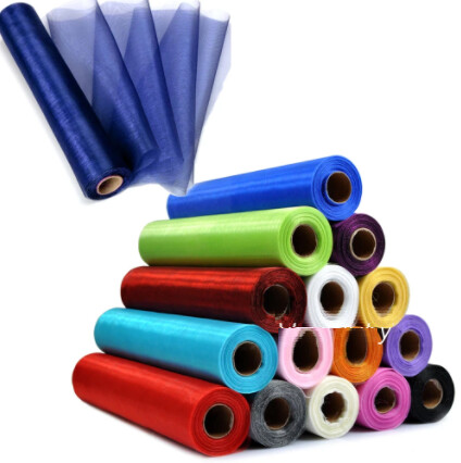 Chemin table Organza en rouleau 25m (Vente)