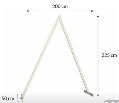 Arche bois triangle