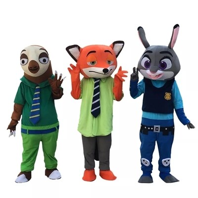 Mascotte zootopie