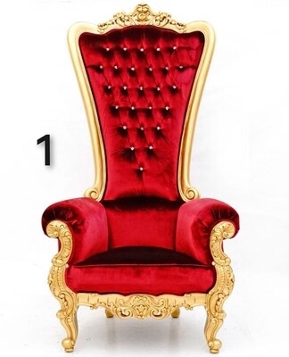 Trône fauteuil Noël 200cm