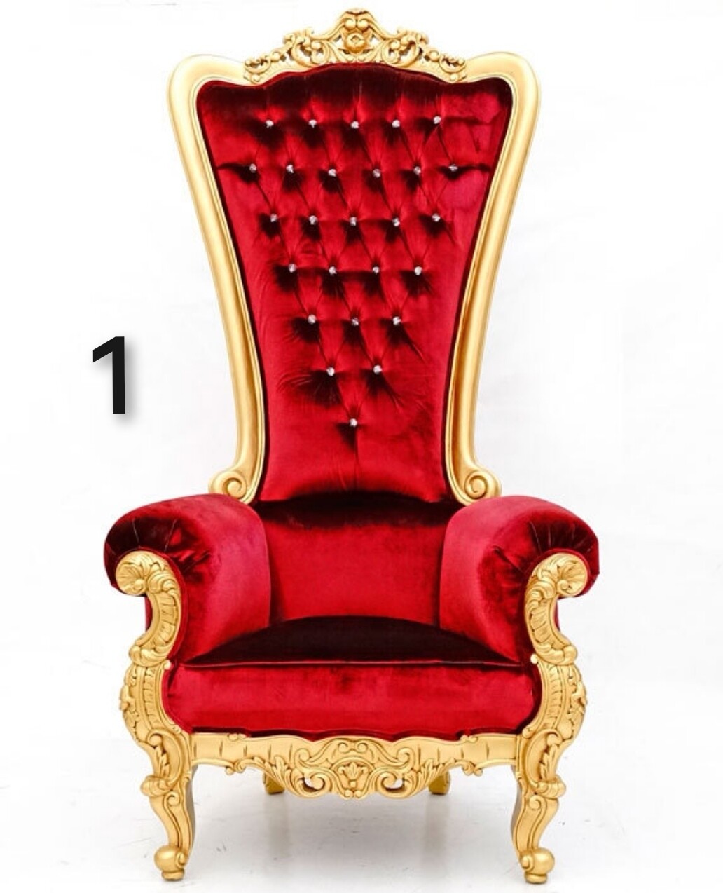 Trône fauteuil Noël 200cm