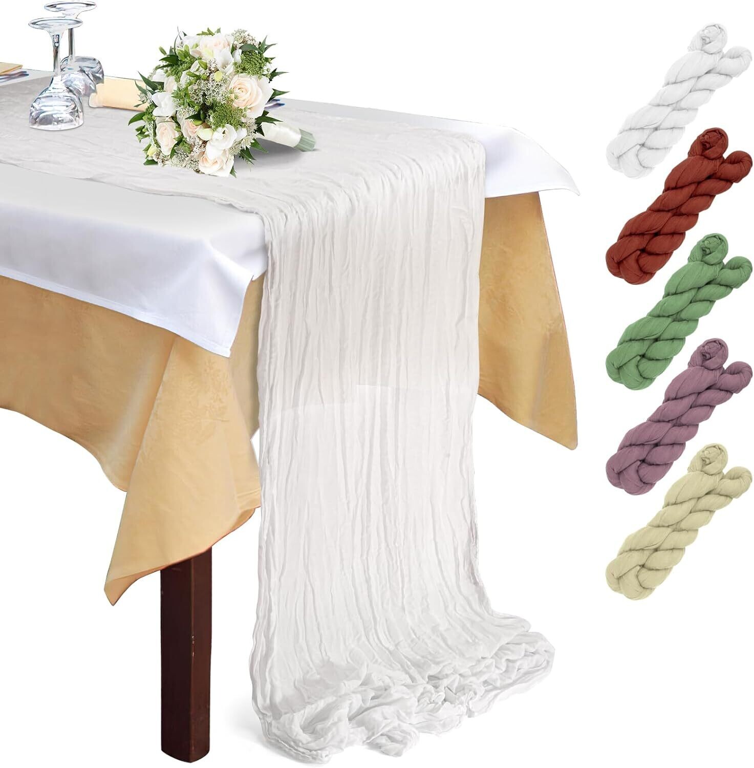 (Vente) Chemin Table gaze de Coton