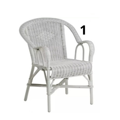 Gamme osier : Banquette / chaise / bar en osier